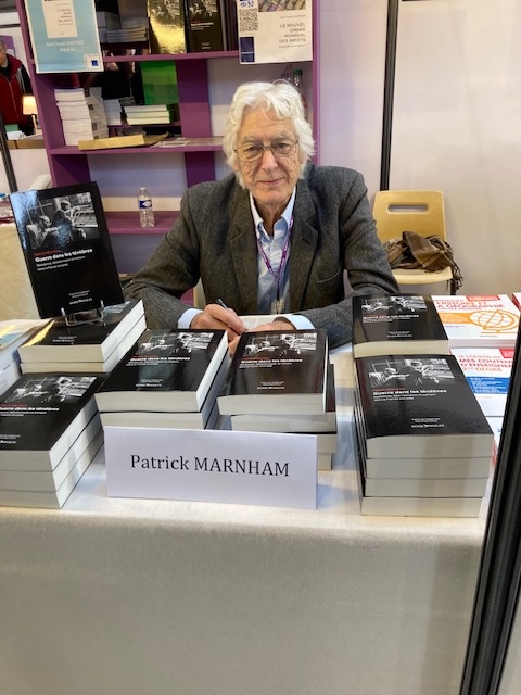 Patrick Marnham at a book signing
